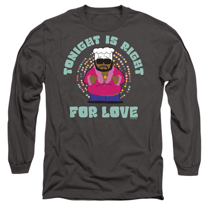 South Park Tonight Is Right Mens Long Sleeve Shirt Charcoal Officially Licensed