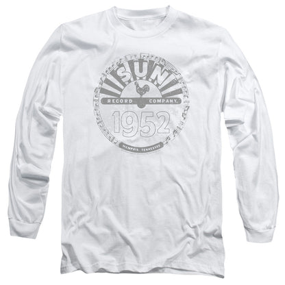 Sun Records Crusty Logo Mens Long Sleeve Shirt White Officially Licensed
