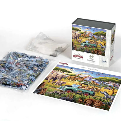 Safari Expedition 1000 Piece Jigsaw Puzzle Boardwalk