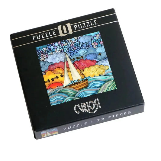 Sailboat 72 Piece Pocket Jigsaw Puzzle Curiosi