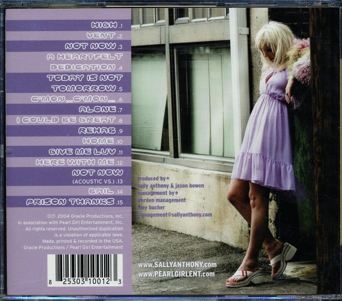 Sally Anthony - Vent [2004 New CD]