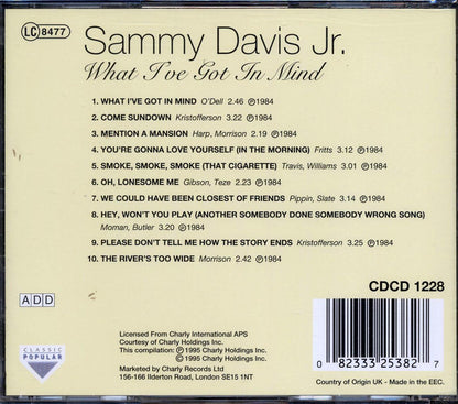 Sammy Davis Jr. - What I've Got in Mind [1995 Compilation] [New CD]
