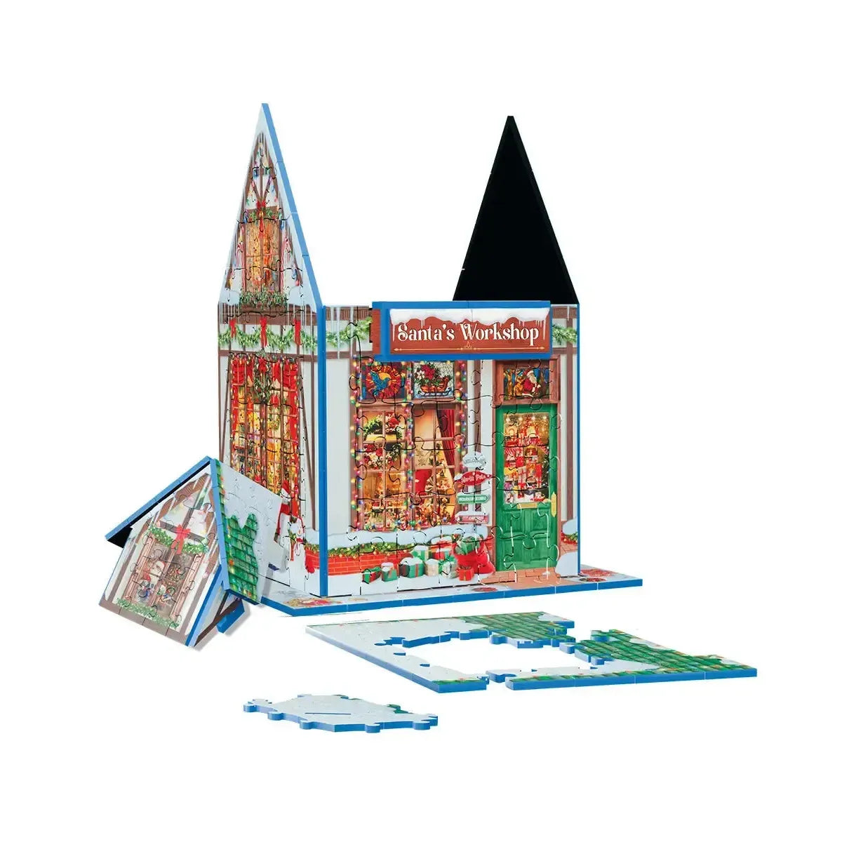 Santa's Workshop 323 Piece 3D Jigsaw Puzzle Eurographics
