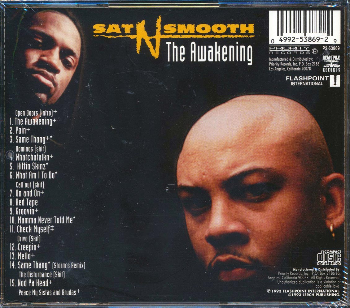 Sat N Smooth - The Awakening [1993 New CD]