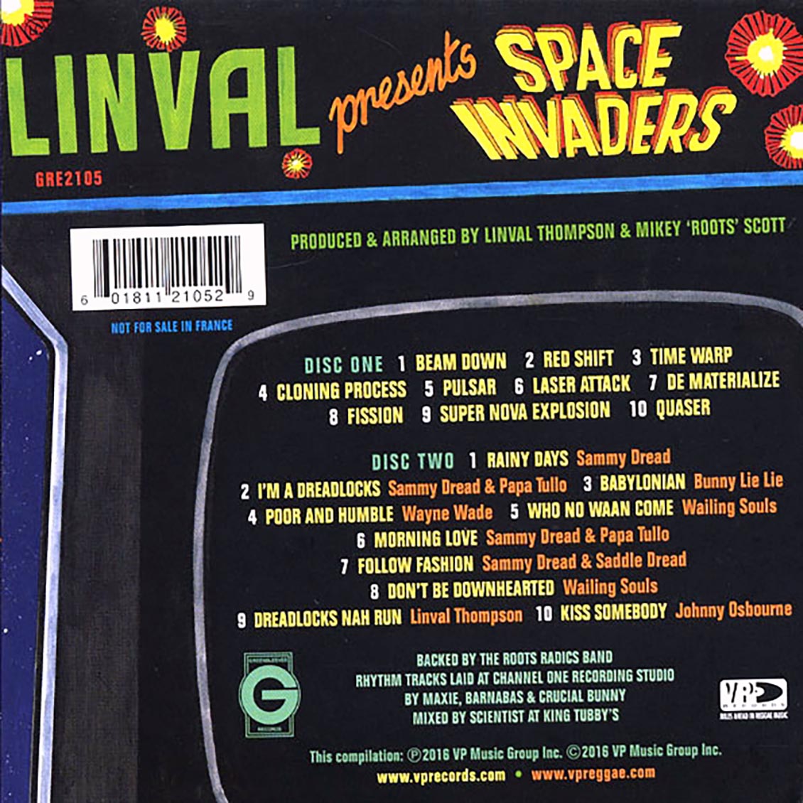 Scientist - Linval Presents Space Invaders [2016 Remastered] [New Double CD]