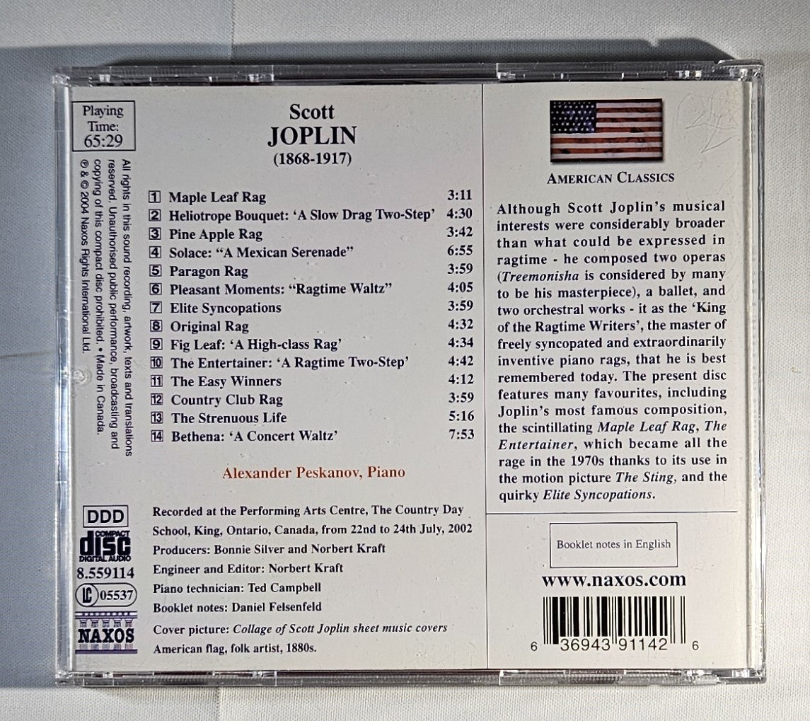 Scott Joplin, Alexander Peskanov - Piano Rags [2004 Used CD]