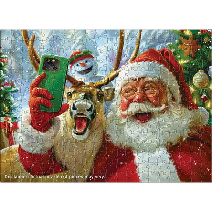 Selfie with Santa 300 Piece Jigsaw Puzzle Eurographics