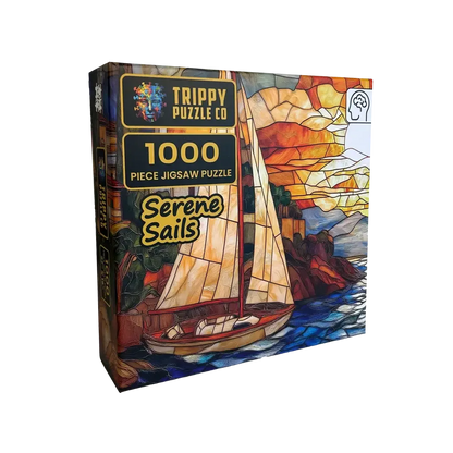 Serene Sails 1000 Piece Jigsaw Puzzle Trippy