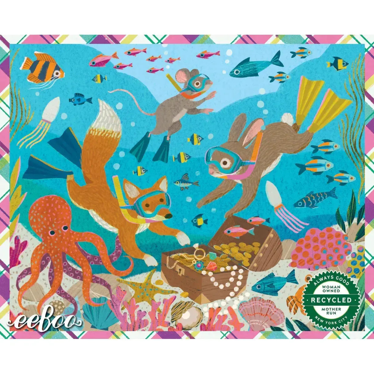 Set of 4 Victoria Ball 36 Piece Mini Jigsaw Puzzles eeBoo