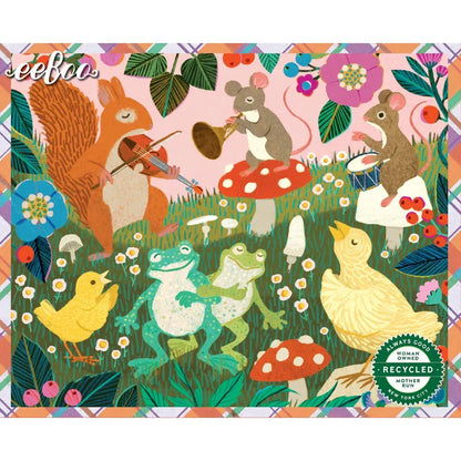 Set of 4 Victoria Ball 36 Piece Mini Jigsaw Puzzles eeBoo