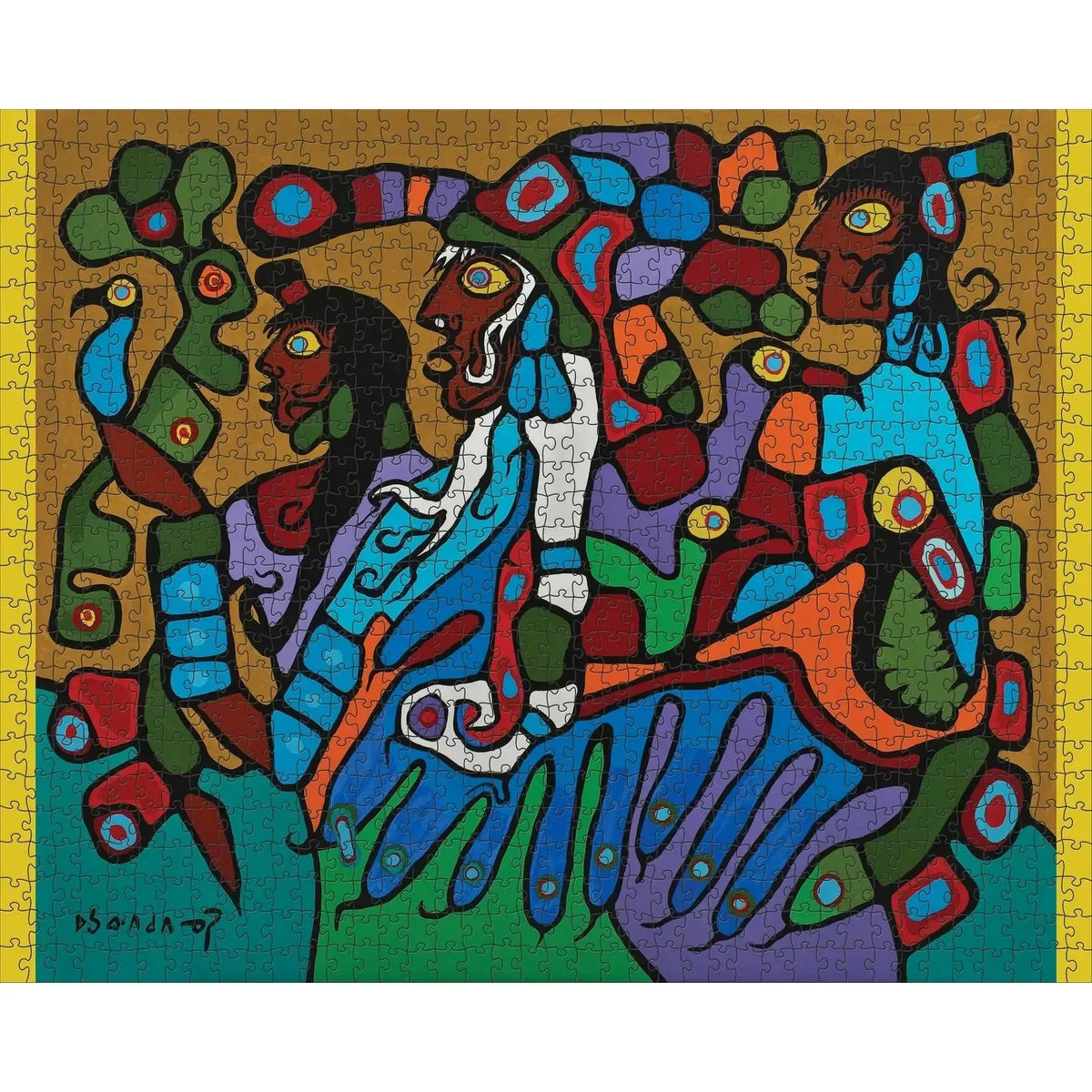 Shaman & Disciples 1000 Piece Jigsaw Puzzle Pomegranate