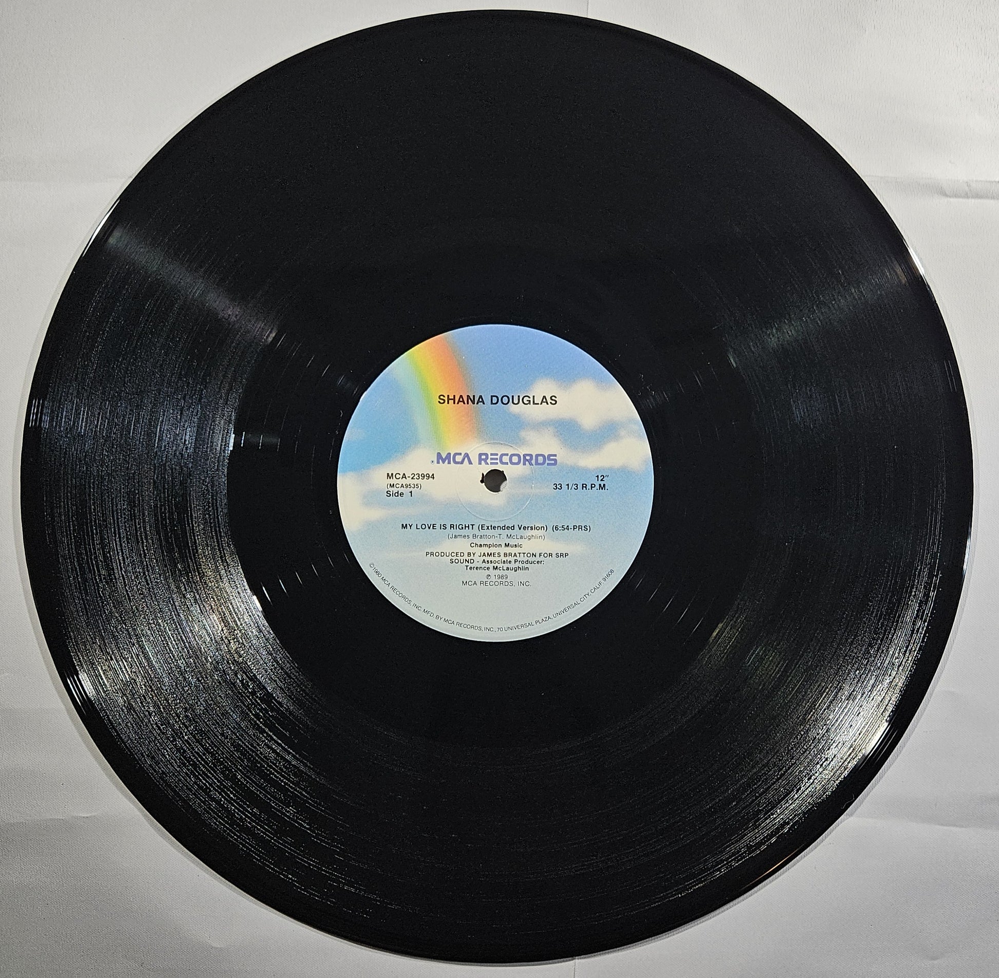 Shana Douglas - My Love Is Right [1989 Promo] [Used Vinyl Record 12" Single]