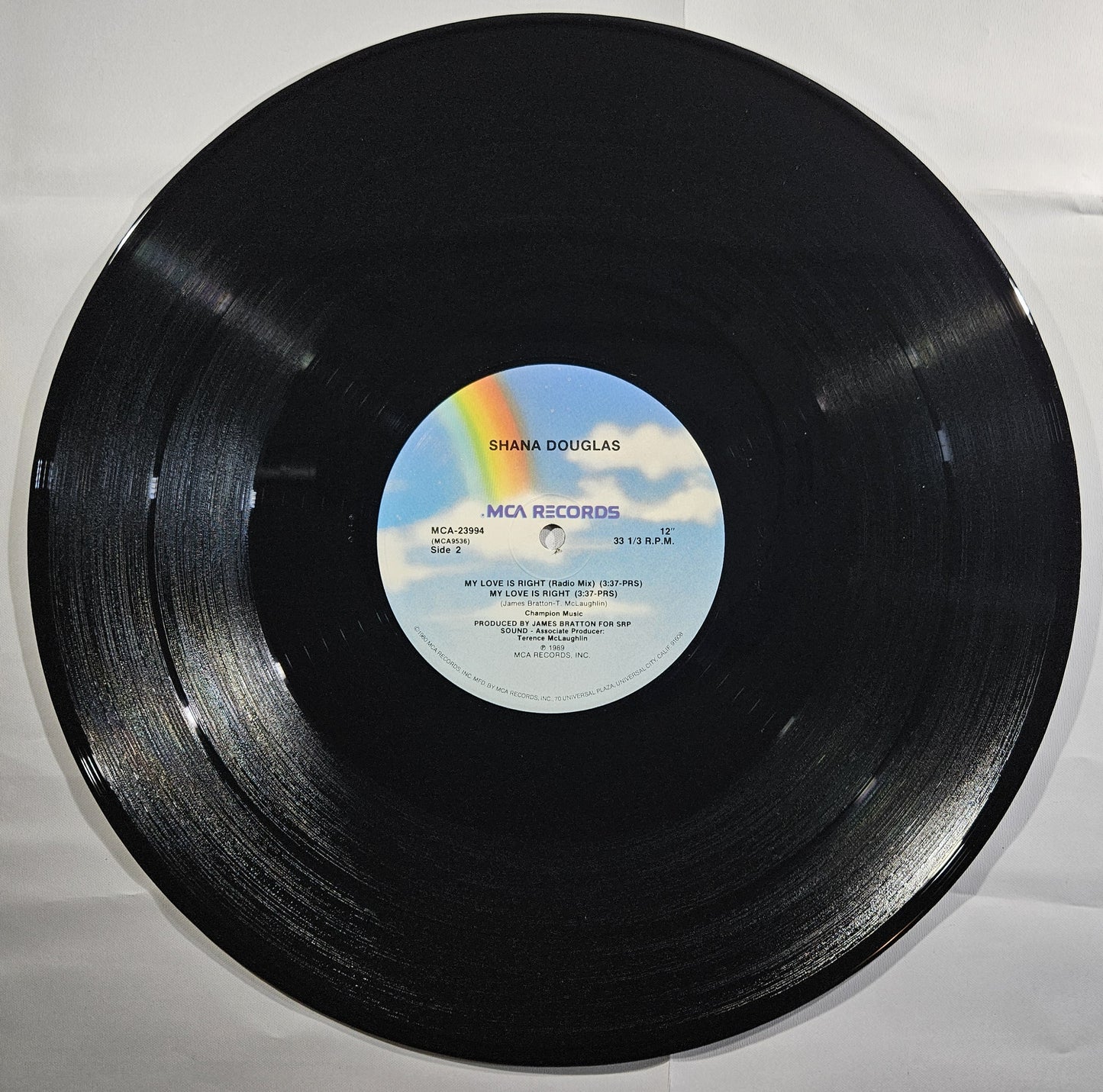 Shana Douglas - My Love Is Right [1989 Promo] [Used Vinyl Record 12" Single]