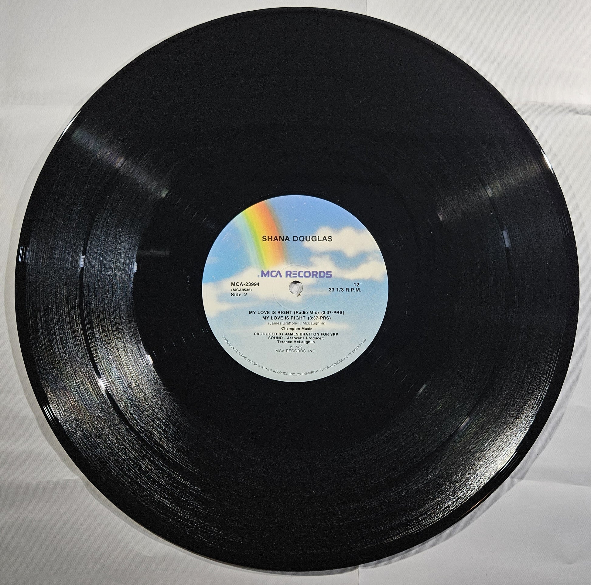 Shana Douglas - My Love Is Right [1989 Promo] [Used Vinyl Record 12" Single]