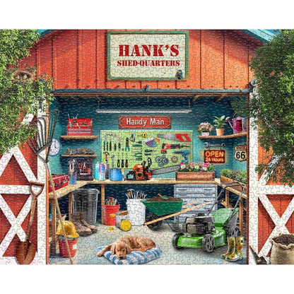 Shed-Quarters 1000 Piece Jigsaw Puzzle Springbok