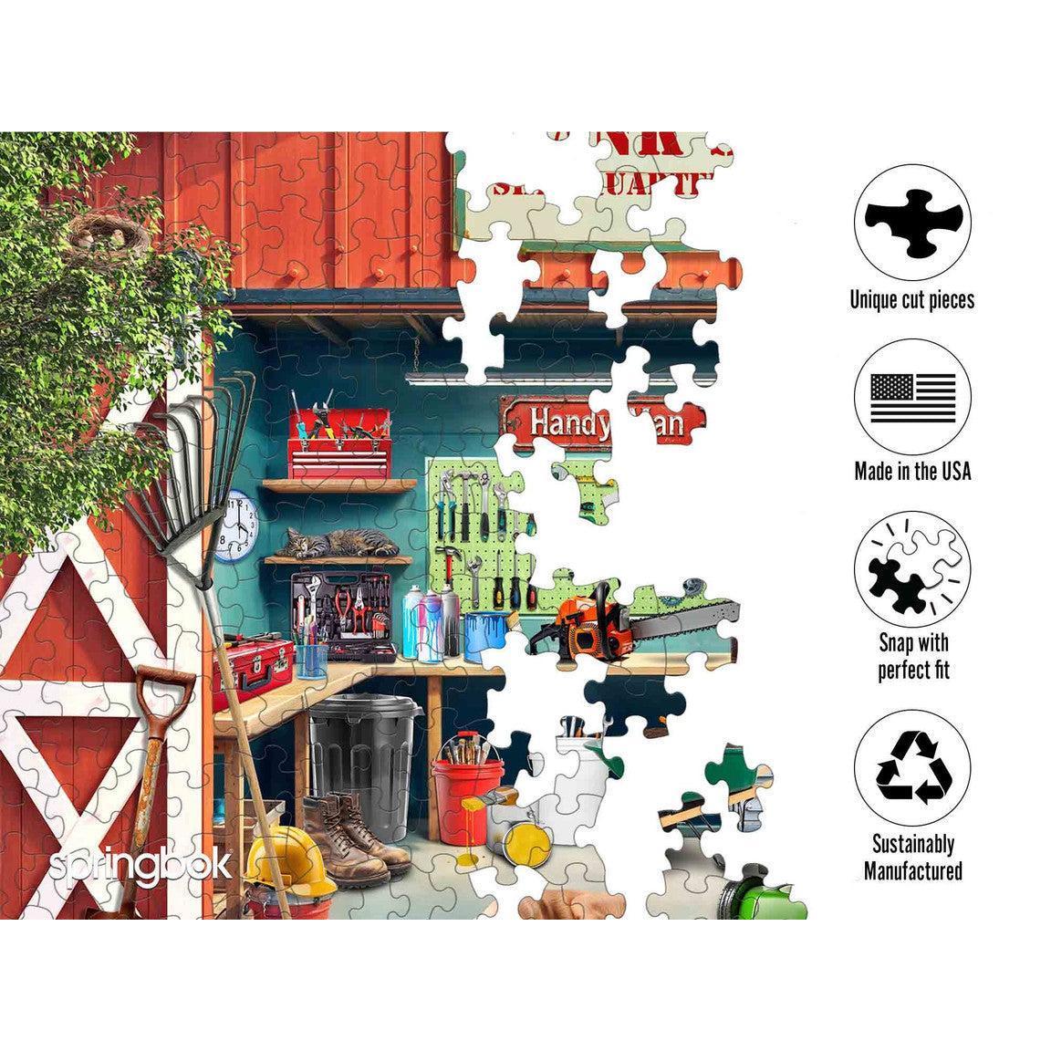 Shed-Quarters 1000 Piece Jigsaw Puzzle Springbok