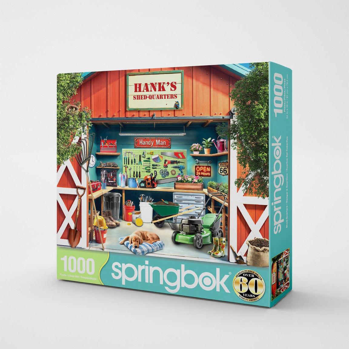 Shed-Quarters 1000 Piece Jigsaw Puzzle Springbok