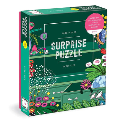 Shelf Life 1000 Piece Surprise Jigsaw Puzzle Galison