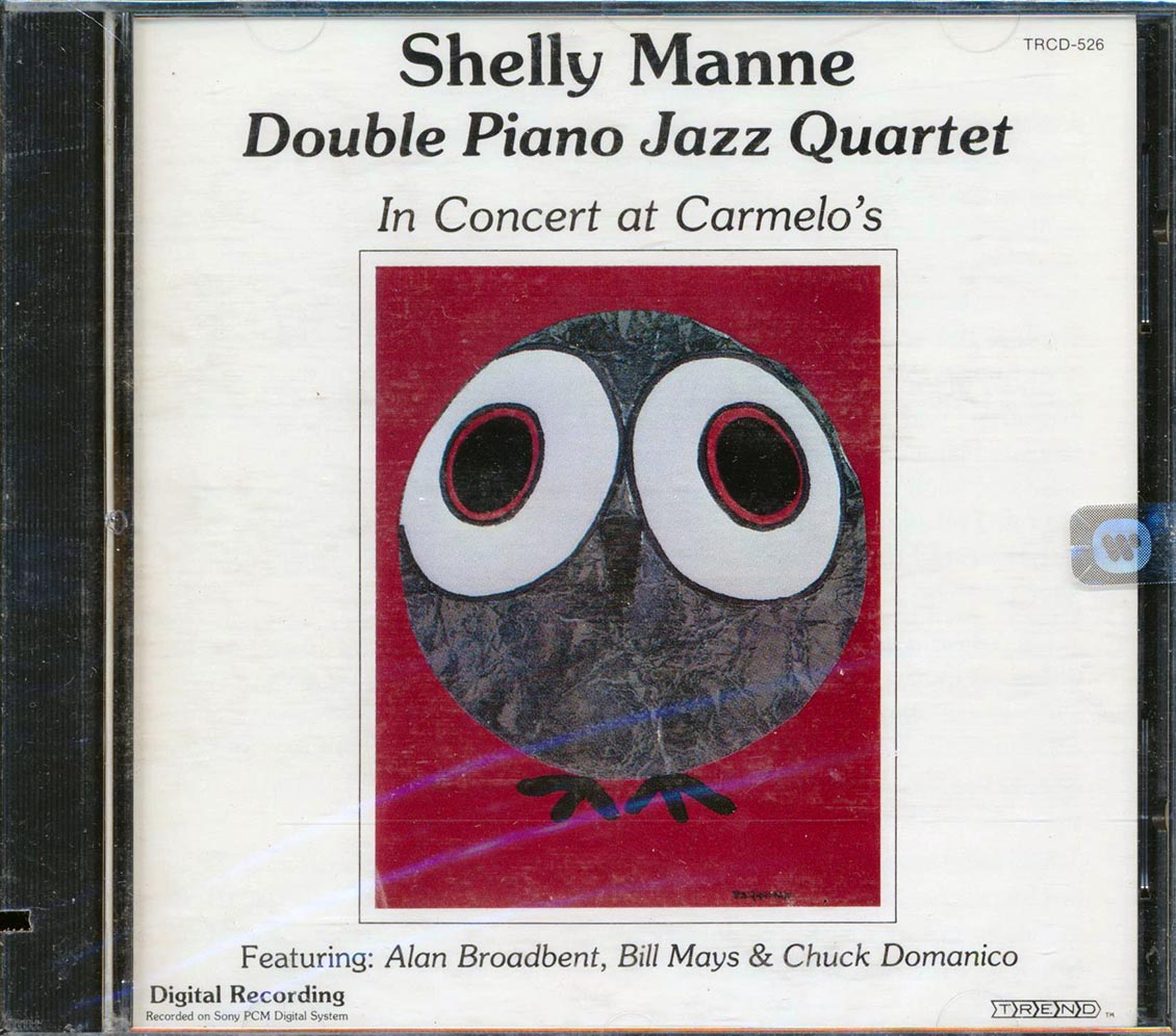 Shelly Manne - Double Piano Jazz Quartet in Concert at Carmelo's [1985 New CD]