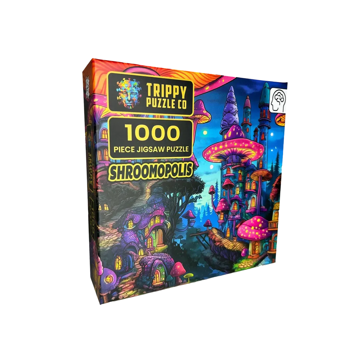 Shroomopolis 1000 Piece Jigsaw Puzzle Trippy