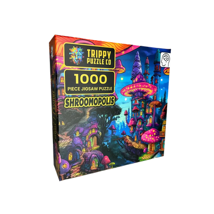 Shroomopolis 1000 Piece Jigsaw Puzzle Trippy