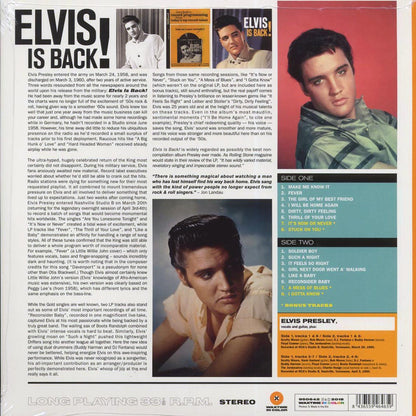 Elvis Presley - Elvis Is Back (+4 bonus tracks) (180g) (orange vinyl) [New Vinyl Record LP]