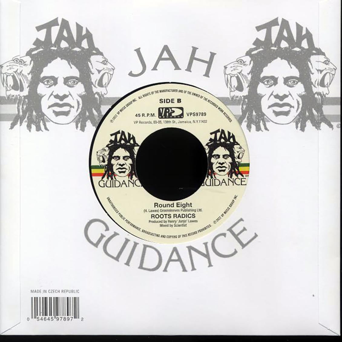 Barrington Levy - Black Heart Man  /  The Roots Radics - Round Eight [New Vinyl Record 7" Single]