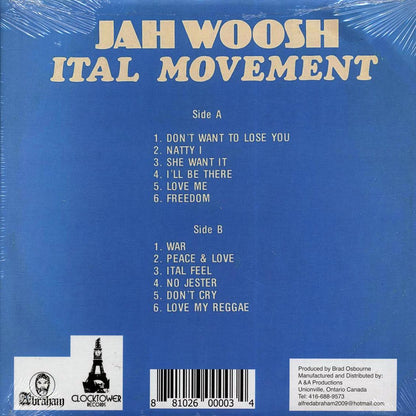 Jah Woosh - Ital Movement [New] [New Vinyl]