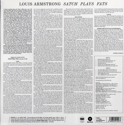 Louis Armstrong - Satch Plays Fats: A Tribute To Fats Waller [New Vinyl Record LP]