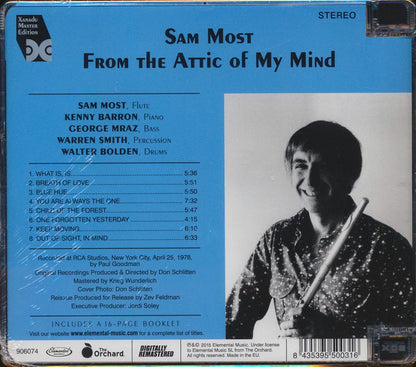 Sam Most - From The Attic Of My Mind (incl. 16-page booklet) (remastered) [New] [New CD]