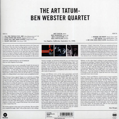 Art Tatum, Ben Webster - Art Tatum-Ben Webster Quartet (ltd. ed.) (180g) (remastered) [New Vinyl Record LP]