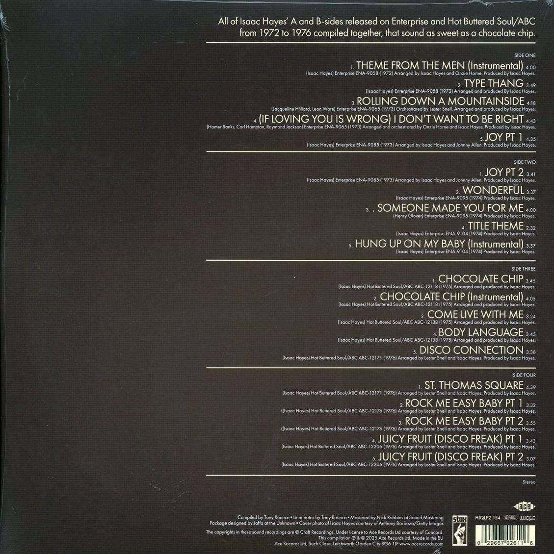 Isaac Hayes - Hot Buttered Singles Volume 2: 1972-1976 (2xLP) (180g) [New Vinyl Record LP]