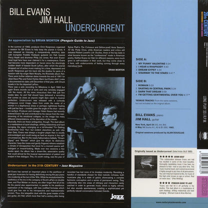 Bill Evans, Jim Hall - Undercurrent (+2 bonus tracks) (ltd. ed.) (180g) (blue vinyl) [New Vinyl Record LP]
