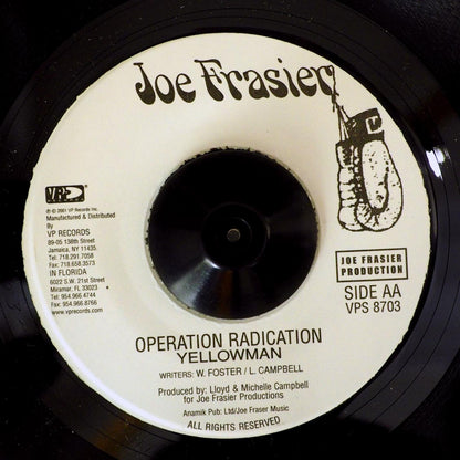 Itals - Ina Dis Time  /  Yellowman - Operation Radication (rhythm: "Itals - In A Dis A Time") [New Vinyl Record 7" Single]