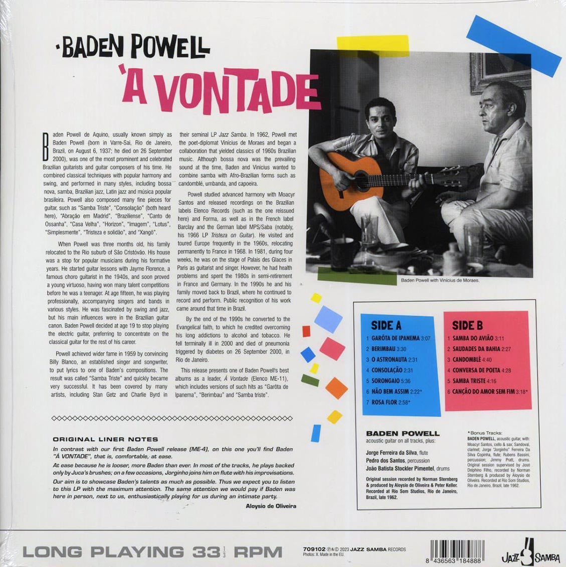 Baden Powell - À Vontade (+3 bonus tracks) (ltd. ed.) (180g) [New Vinyl Record LP]