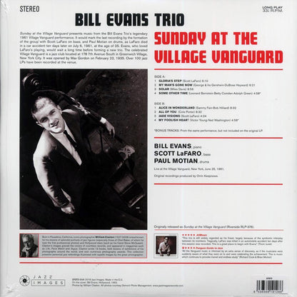 Bill Evans Trio - Sunday At The Village Vanguard (+2 bonus tracks) (ltd. ed.) (180g) [New Vinyl Record LP]