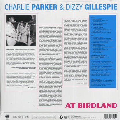 Charlie Parker, Dizzy Gillespie - At Birdland (+2 bonus tracks) (ltd. ed.) (180g) (orange vinyl) [New Vinyl Record LP]