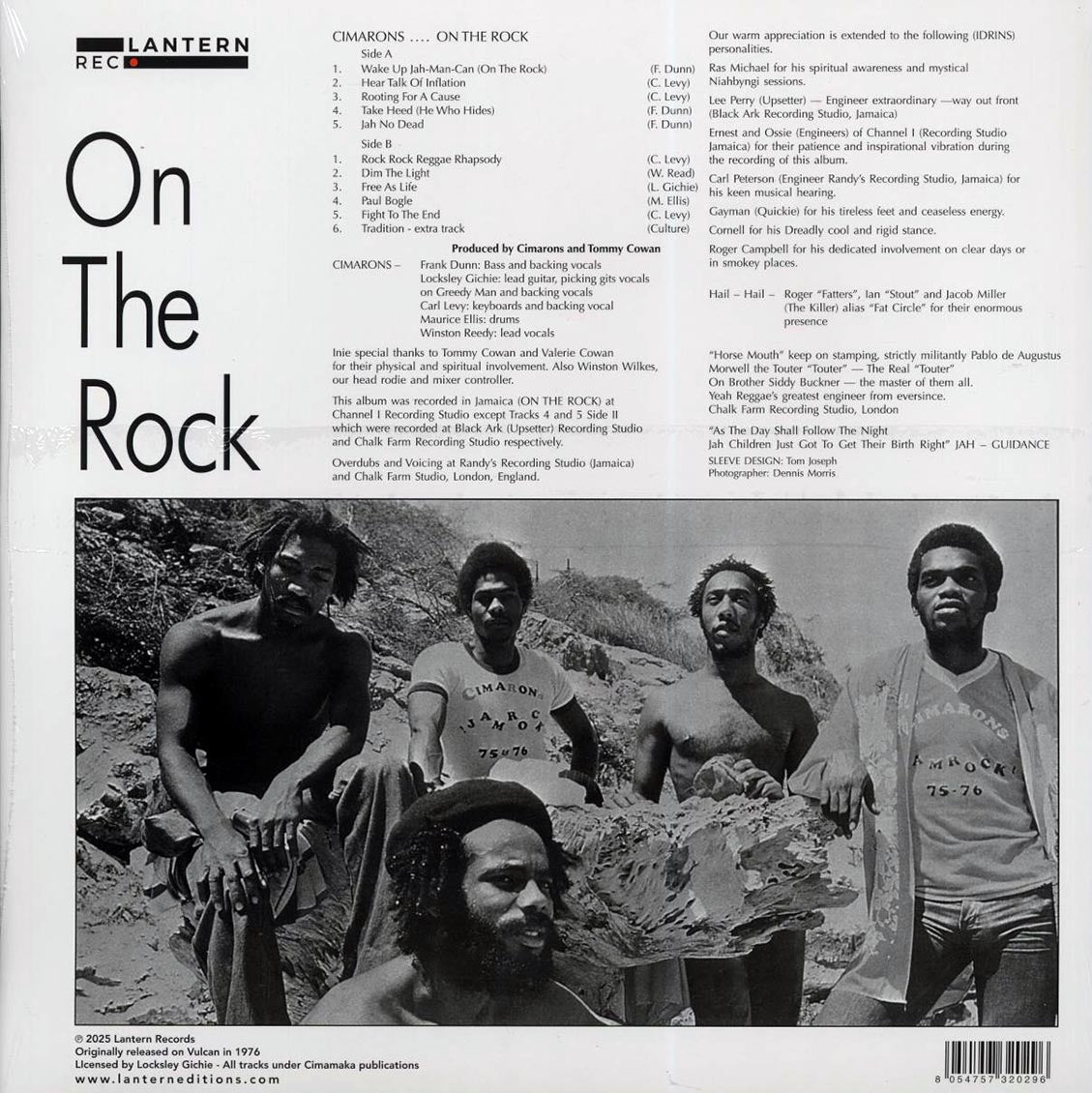Cimarons - On The Rock [New Vinyl Record LP]