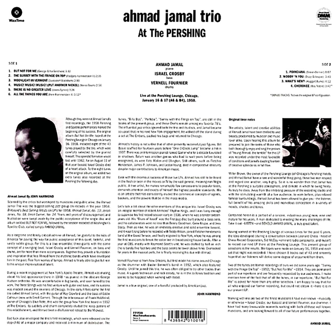 Ahmad Jamal Trio - But Not For Me (Ahmad Jamal Trio At The Pershing) (ltd. ed.) (180g) [New Vinyl Record LP]