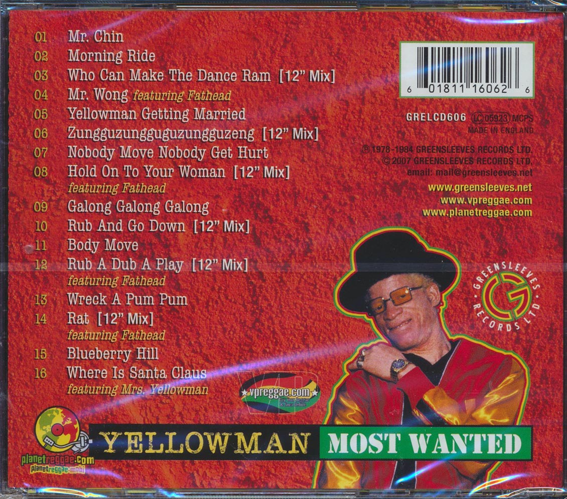 Yellowman - Most Wanted 1978-1984 [New CD]