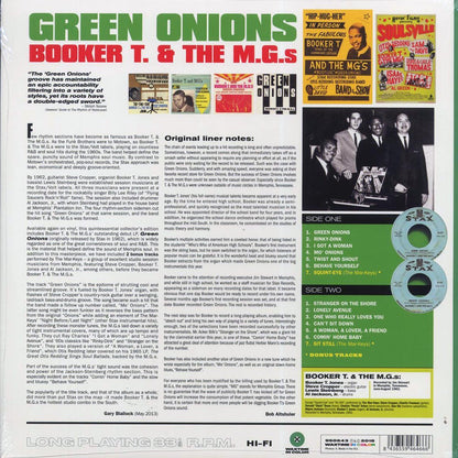 Booker T & The MG's - Green Onions (+2 bonus tracks) (ltd. ed.) (180g) (green vinyl) [New Vinyl Record LP]