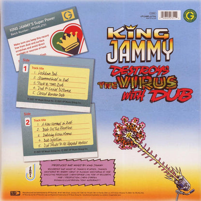 King Jammy - King Jammy Destroys The Virus With Dub [New Vinyl Record LP]