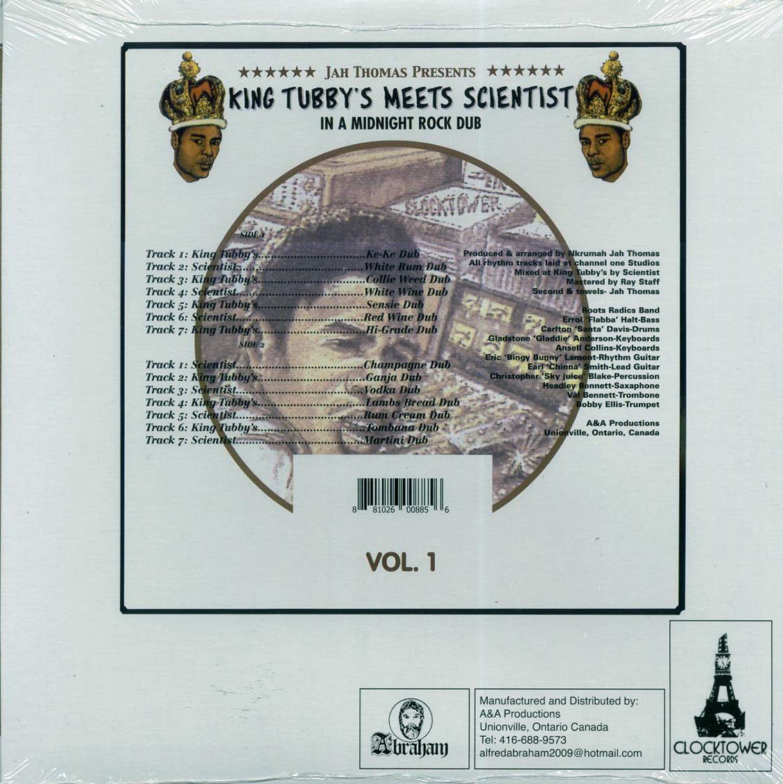 King Tubby - King Tubby Meets Scientist In A Midnight Rock Dub Volume 1 [New] [New Vinyl]
