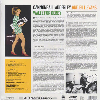 Cannonball Adderley, Bill Evans - Waltz for Debby (+bonus track) (ltd. ed.) (180g) [New Vinyl Record LP]