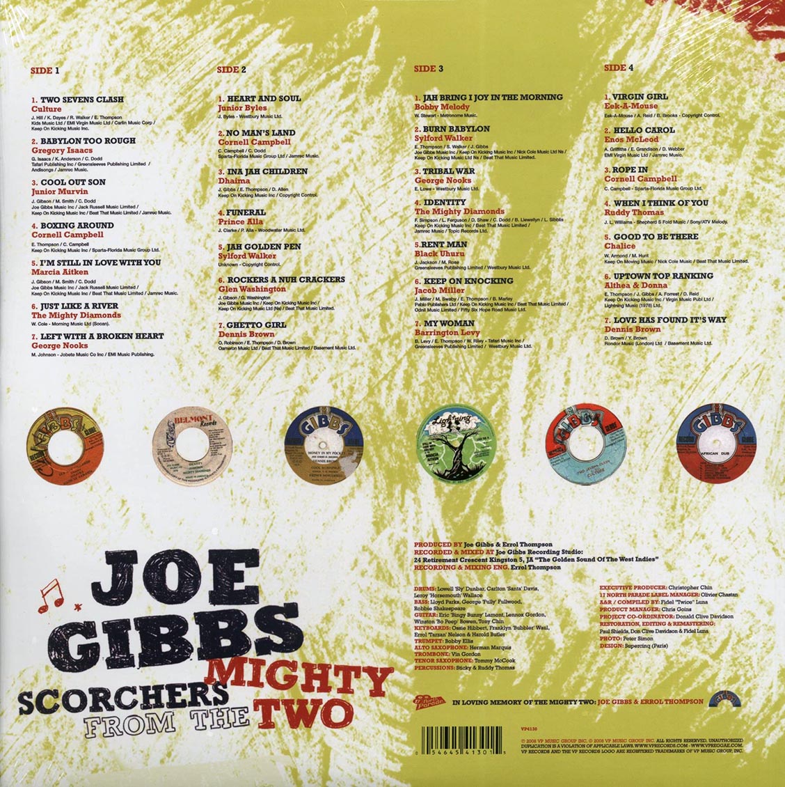 Joe Gibbs - Joe Gibbs Reggae Anthology: Scorchers From The Mighty Two (Various Artists) (2xLP) [New Vinyl Record LP]