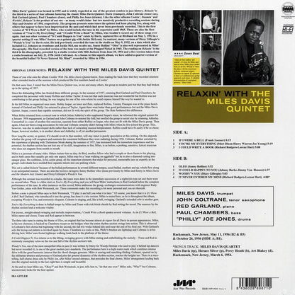 Miles Davis Quintet - Relaxin' With Miles Davis Quintet (180g) [New Vinyl Record LP]