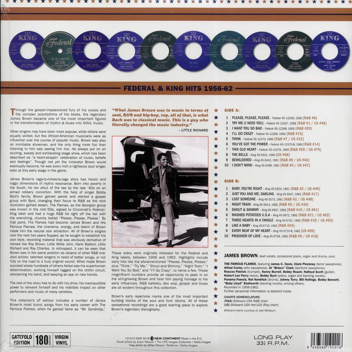 James Brown - You've Got The Power: Federal & King Hits 1956-62 (ltd. ed.) (180g) [New Vinyl Record LP]