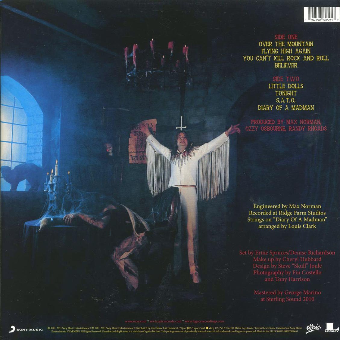 Ozzy Osbourne - Diary Of A Madman (ltd. ed.) (blue swirl vinyl) [New Vinyl Record LP]
