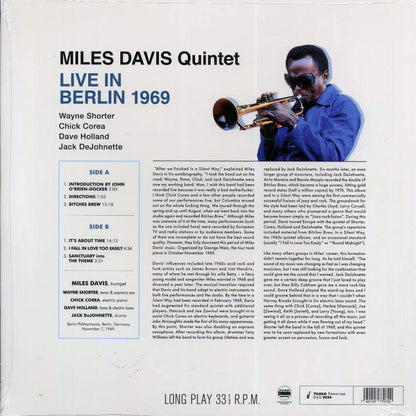 Miles Davis Quintet - Live In Berlin 1969 (ltd. ed.) (180g) [New Vinyl Record LP]