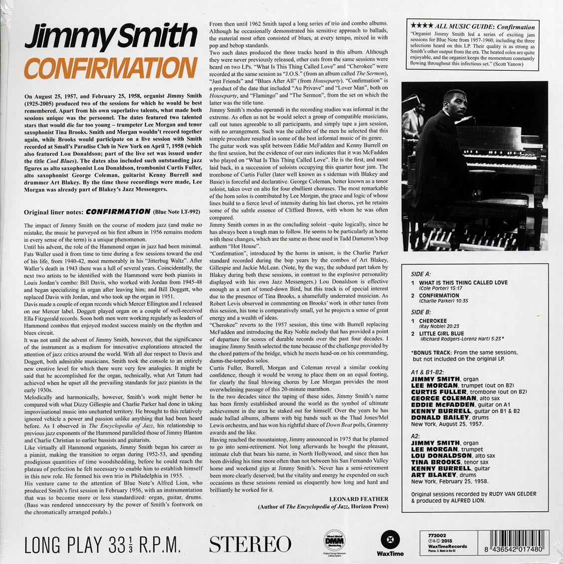 Jimmy Smith - Confirmation [New Vinyl Record LP]